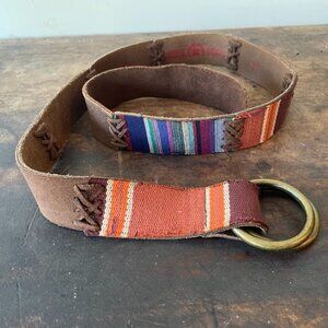 Boho leather belt - Lucky brand